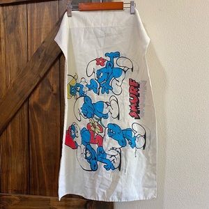 Vintage 1980's Smurfs Twin Single Standard Pillow Case | Retro 80s |